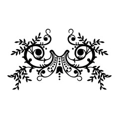 Illustration of download decorative flourish vector art for design elements and vintage style illustrations and patterns free vector vector