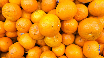 oranges in the market