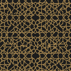 Clean Seamless Islamic Geometric Pattern