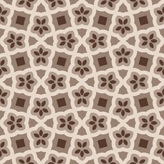 Obraz premium Seamless vintage floral pattern illustration for wallpaper and fabric decoration