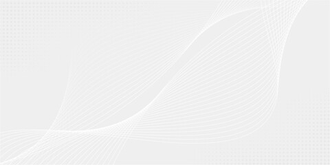 abstract white background with gradient color and artistic dynamic line decoration