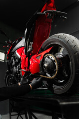 Chain tuning improves torque delivery and rear performance. Chain tensioning at motorcycle...