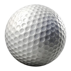 Golf ball PNG icon isolated with transparent background sports equipment game accessory