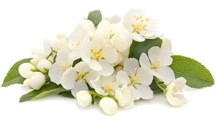 Obraz premium Beautiful White Apple Blossoms Bouquet Spring Flowers