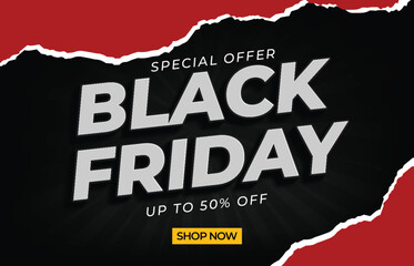 Black friday text effect