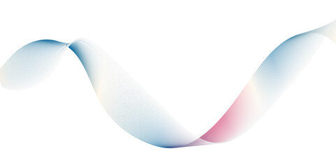 A minimalist,abstract illustration featuring a graceful, undulating ribbon-like form against a clean white background.The form exhibits a subtle gradient of cool blues and hints of warm pink or peach.