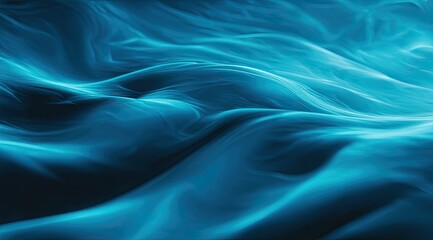 Obraz premium Serene Abstract Blue Hues Create a Dreamlike Escape