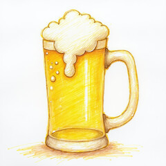 Beer Mug Emoji — 3D Frothy Pint Glass Icon