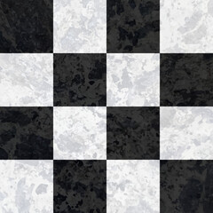 Abstract modern fashion marble pattern on checkered background. seamless acrylic textured geometric squares. design, marble, fabric, tile, cover, wallpaper, surface, decor, floor