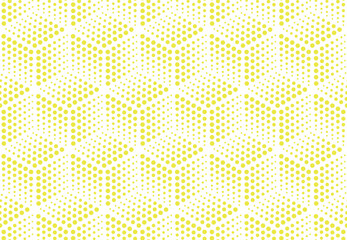 Abstract geometric pattern. A seamless vector background. White and yellow ornament. Graphic modern pattern. Simple lattice graphic design