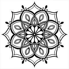 mandala, henna, orient, doodle, decoration, outline, ornament, tattoo, paisley, flower, template, elegant, design, wedding, ornate, peaceful, silhouette, meditation, vector, horizontal, identity, wall