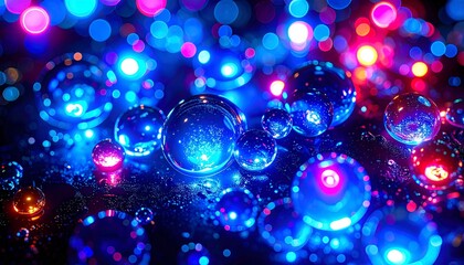 abstract background with bokeh