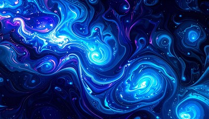 abstract blue background with waves