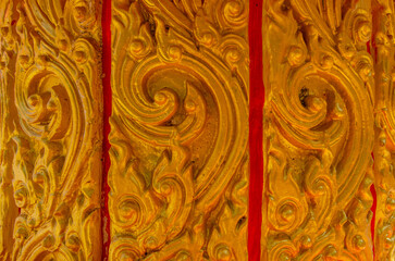 art thai style stucco carving