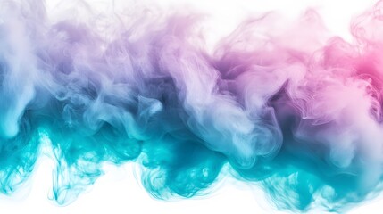 Fototapeta premium Abstract Colorful Smoke Cloud Swirls Texture Background