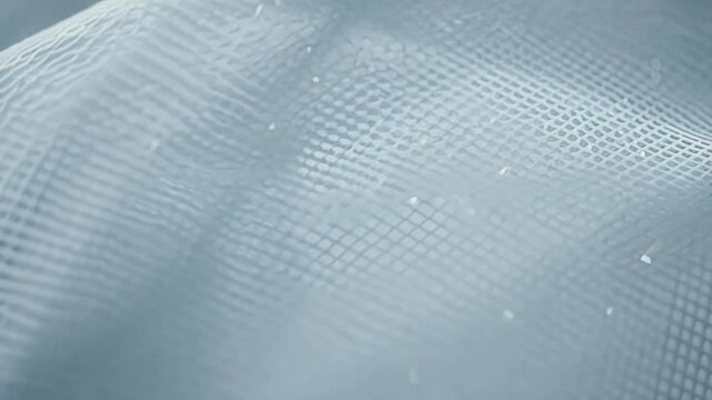  White Coated Mesh Fabric with Breathability and Durability