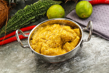 Inchian cuisine - chicken cashew curry