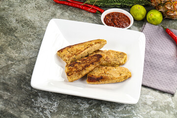 Indian chiken kebab minced meat