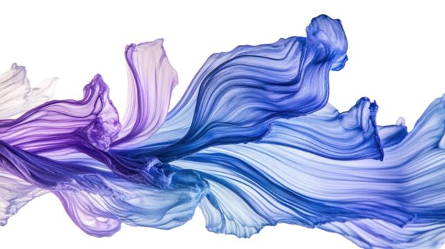 Brush strokes in a gradient from light purple