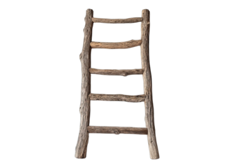 Rustic Wooden Ladder Decor