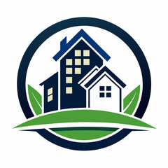 A professional and modern real estate logo featuring the letter V, designed with a house, roof, or property symbol. Ideal for real estate agencies, property dealers, housing companies, construction bu
