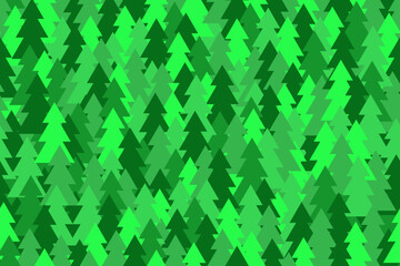 Spring trees background. Vector seamless pattern. Best for textile, wallpapers, wrapping paper and seasonal decoration.