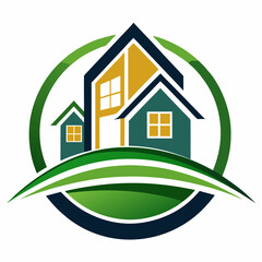 A professional and modern real estate logo featuring the letter V, designed with a house, roof, or property symbol. Ideal for real estate agencies, property dealers, housing companies, construction bu