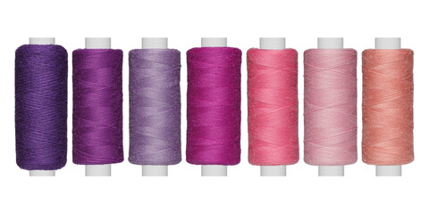 A vibrant thread mesh in purple, pink and magenta is perfect for crafting projects. Its bright colors inspire creative sewing ideas.