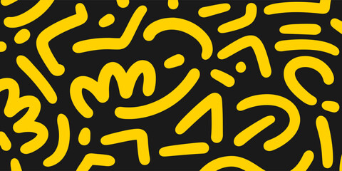 Abstract organic shape background doodle hand drawn background