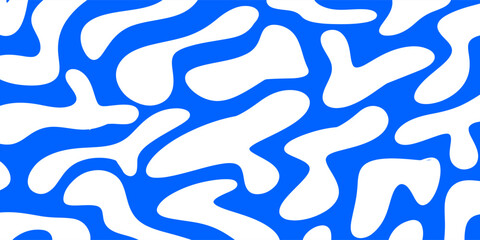 Abstract organic shape background doodle hand drawn background