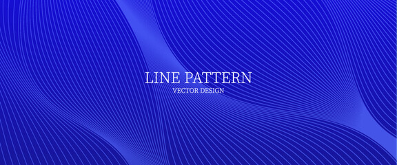 Abstract Curved Line Pattern Background – Minimal Vector Design