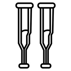 Crutches Icon