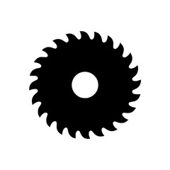 Circular saw blade icon