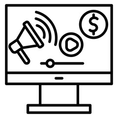 Social Advertising Icon