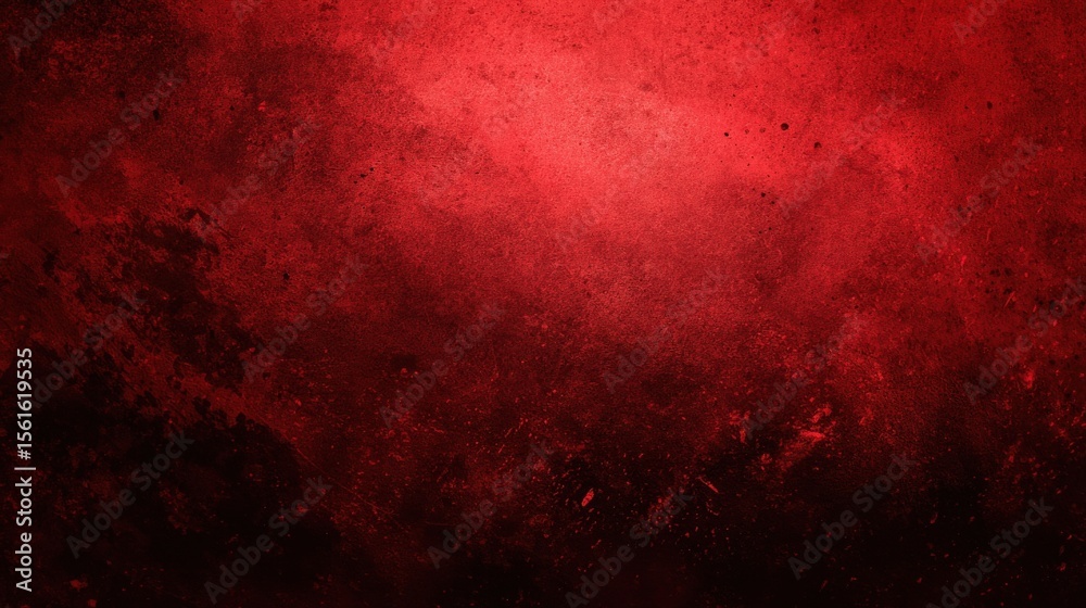 Poster Abstract red textured background with dark and bright areas for design and art projects.