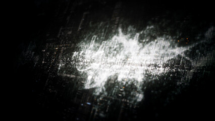 Futuristic digital screen matrix with encrypted data, hi-tech telemetry, and dynamic code patterns. Ideal for desktop displays, sci-fi UI, and cyber tech backgrounds