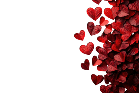 Crimson Hearts Cascade A Romantic Valentine s Day Dream of Passion Love and Intense Affection
