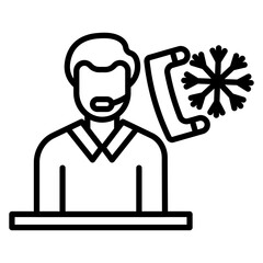 Cold Calling Icon