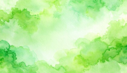 Fototapeta premium Gentle wash of fresh, verdant shades creates an inviting watercolor spring background with soft textures.