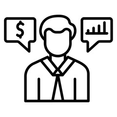 Obraz premium Job Counseling Icon