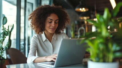 Businesswoman, professional presentation, business team, modern office, leadership, teamwork, corporate success, office collaboration, career development, business growth, data-driven  - Powered by Adobe