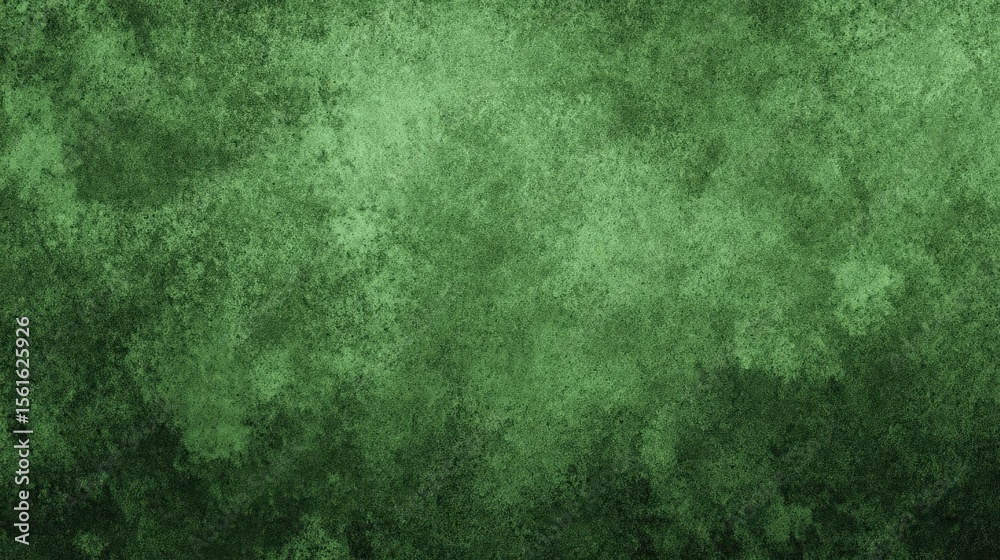 Poster Abstract textured green background with gradient effect and vivid artistic design.