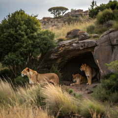 wilderness lair dominant lions den
