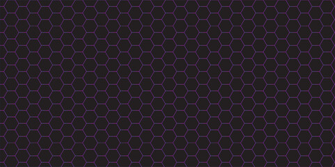 Abstract black and white background vector with seamless metallic hexagon grid mesh pattern, perfect for industrial technology wallpaper or dark steel texture illustration