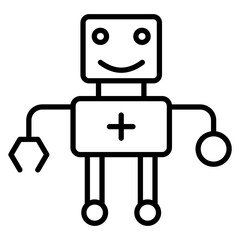 Robotic Nurse Icon