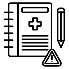 Obraz premium Pandemic Preparedness Icon