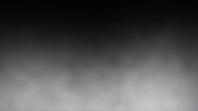 Dense slow moving misty fog or smoke clouds to create a a visual effect of low hanging mist haze environment atmosphere video weather element 4K