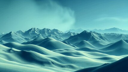 Gradient with Topographic Lines and Mountain Landscape - Powered by Adobe