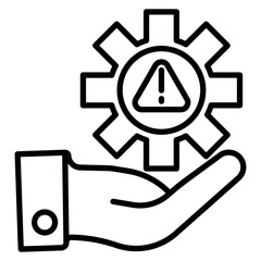 Risk Management Icon