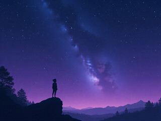 Solitude Under the Starry Sky